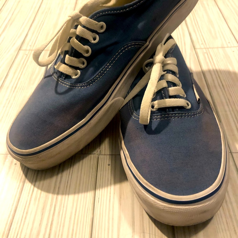 Blue Classic Vans, Men’s size 10.5